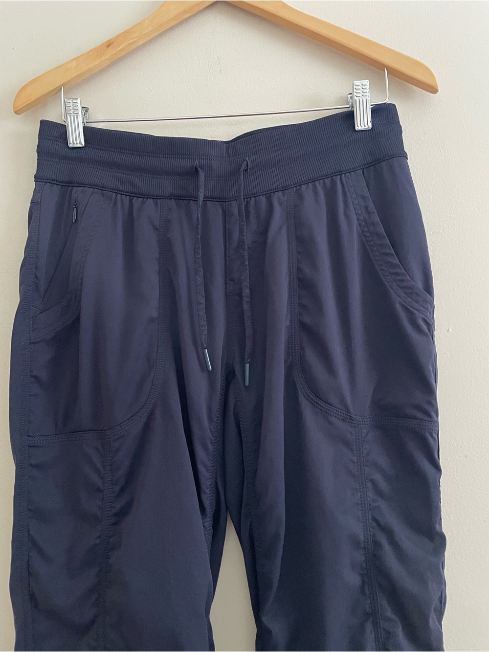 The North Face Aphrodite Pants M Blue Women’s Hike Camp Trail Full Length- EUC - Picture 3 of 11
